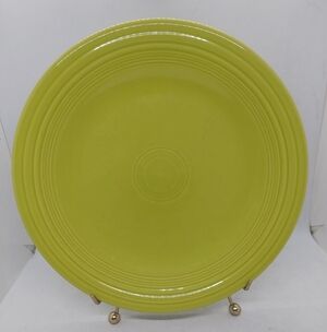 Fiestaware Dinner Plate 10.5" Lemongrass Homer Laughlin China Co